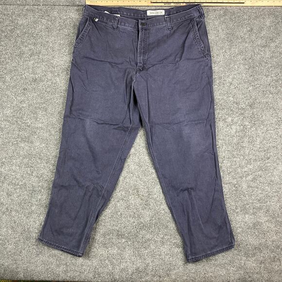Bulwark FR Pants Mens Size 44X32 Navy Flame Resistant Work Utility - Picture 1 of 11